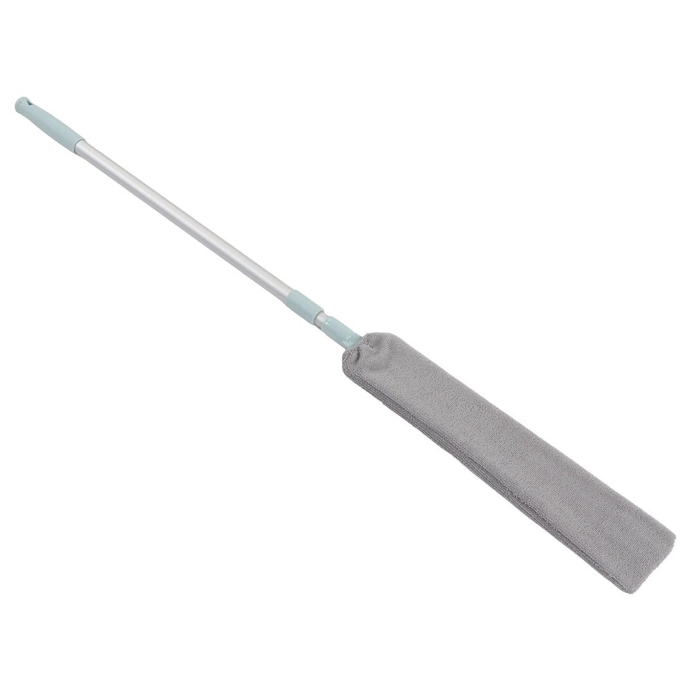 Dusting Brush, Aluminium Rod, Long Handle, 55 Inch Extendable Elastic Opening, Washable, Long, Flat Microfibre Hand Duster