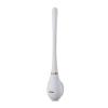 SUCHUANGUANG Toilet Brush and Holder Quick-Drying Toilet Set for Bathroom Automatic Opening Close all Mounted No rilling Gift White view 1