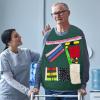 Dementia Products for Elderly, Fidget Blanket Adult, Activity Apron, Patients Special Needs Sensory Activity Apron Activity Apron Dementia Patients Fidget Apron Stimulation for Adults view 4