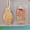 Natural loofah dishwashing brush view 1