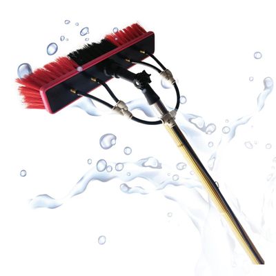 Water Fed Pole Kit, Window and Solar Cleaning Pole W/Water Fed Telesbrush/Solar Panel Outdoor Windows Cleaning/3.6M/12Ft/7.2M/24Ft