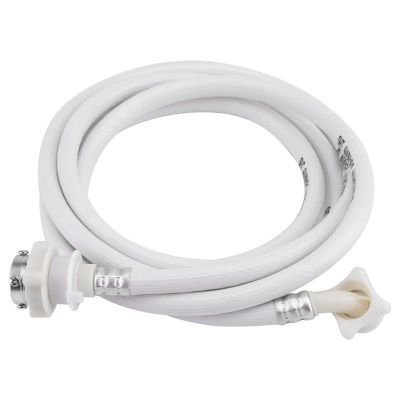 Washing Machine Hoses, Flexible Thickened Water Inlet Hose Washer Pipe with Connectors for Washing Machine Accessories White (3meter)