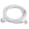 Washing Machine Hoses, Flexible Thickened Water Inlet Hose Washer Pipe with Connectors for Washing Machine Accessories White (3meter) view 1
