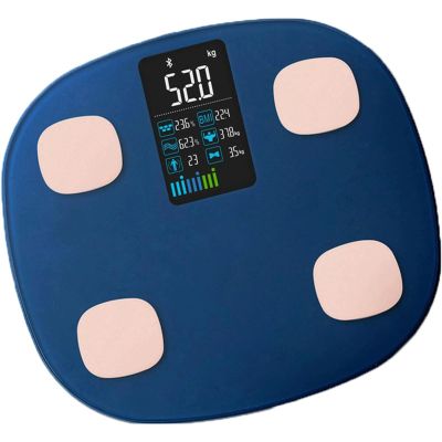 High Accuracy Battery Powered Bathroom Scale Highly Accurate Digital Weighing Machine for People Tempered Glass Platform Design Body Scale Multi-purpose