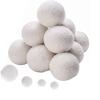 YangHaoDiSY Wool Dryer Balls, Reusable Tumble Dryer Balls (6Pcs/3cm) view 1