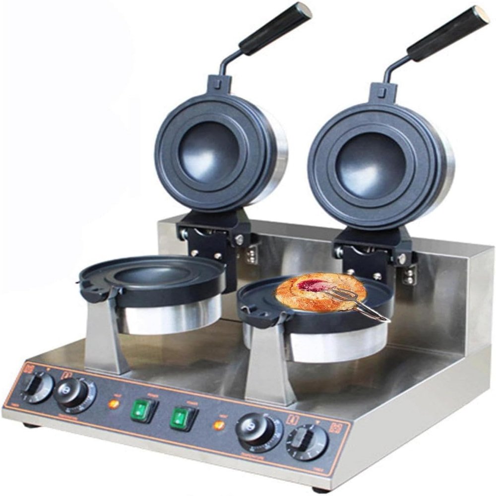 CHRISK B,Commercial Hamburger Hamburger Cake Maker Burger Machine Panini Flying Saucer Sandwich Ice Cream Maker