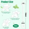 25 Count Disposable Tongue Scraper, Plastic Tongue Cleaner for Adults and Kids, Tongue Scrubber for Oral Care, Promote Fresh Breath view 2