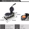 CHRISK A,Commercial Hamburger Electric Hamburger Machine, Non-Stick Ice Cream Stuffed Hamburger Machine, Manual Hamburger Press view 2