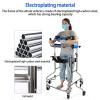 Hemiplegia Rehabilitation Standing Frame Walker for Seniors - Adult Portable Walker, Adjustable Height, Walking Aid for The Disabled view 3