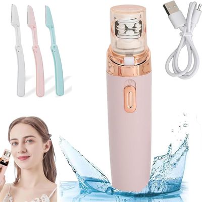 Lumisylk Pro Facial Epilator,Lumisylk Pro Facial Hair Removal Epilator,Ipx5 Waterproof Painless Hair Remover,Pluxy Co Hair Removal for Face,Facial Hair Remover for Women Face (1 Pcs)