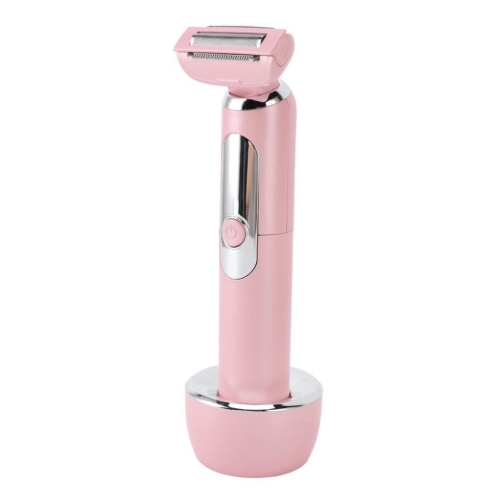 Electric Trimmer, Fast USB Charging Electric Groomer with 3 Heads, Hair Clipper for Women, Wet and Dry Dual Use, for Home or Travel