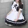 LUSHAasd Women's French Maid Costume Maid Fancy Dress Ladies Cosplay Party Maid Outfit Women Sexy Outfit Cosplay Outfits Cocktail Party Halloween Costumes Black view 2