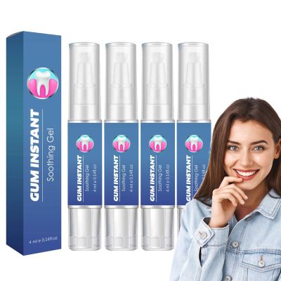 Dentizen Gum Therapy Gel, Gum Instant Treatment Gel, 2024 New Receding Gum Treatment Gel, Instant Teeth Whitening Pen, Teeth Whitening Gel, Teeth Whitening Toothpaste Reduces Sensitivity (4)