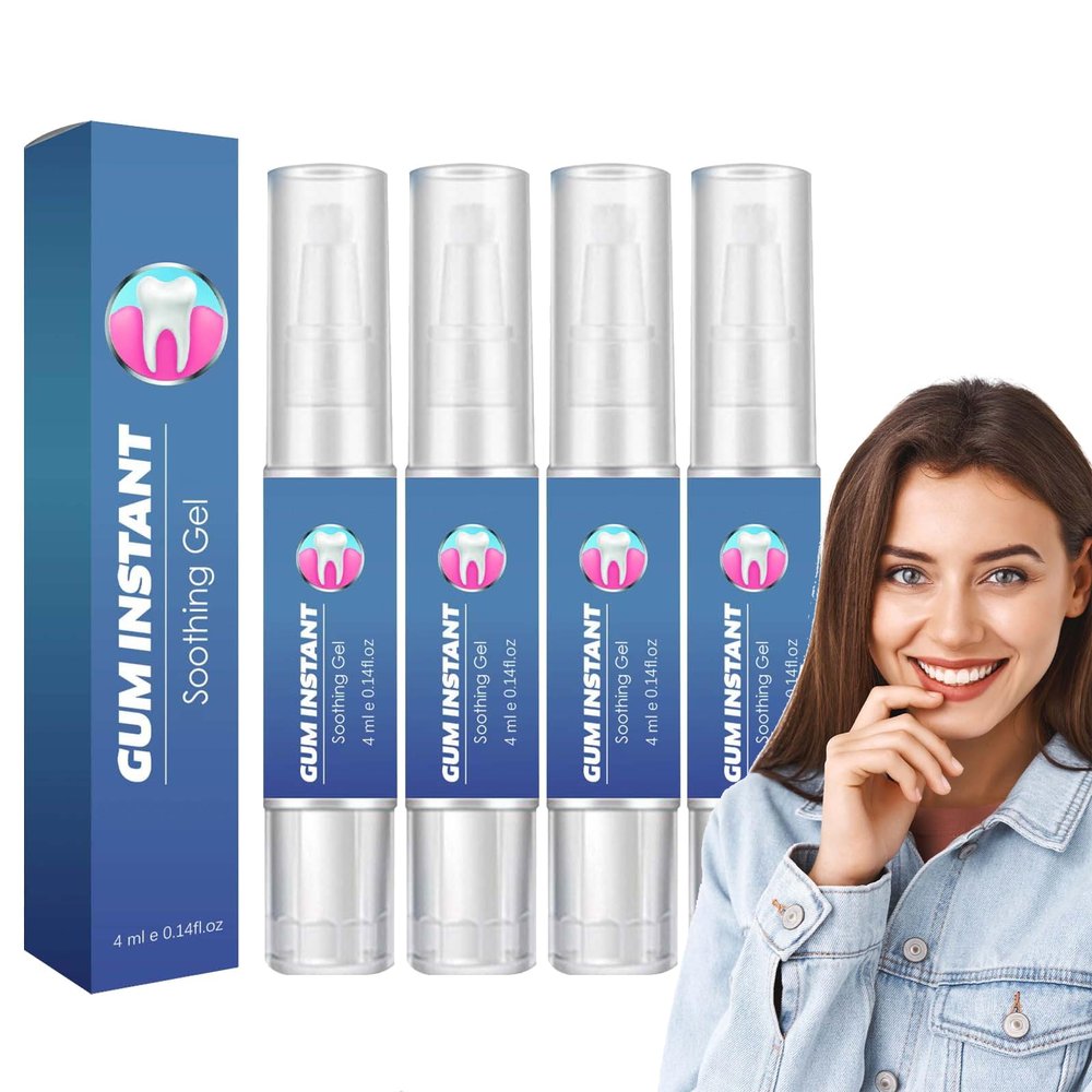 Dentizen Gum Therapy Gel, Gum Instant Treatment Gel, 2024 New Receding Gum Treatment Gel, Instant Teeth Whitening Pen, Teeth Whitening Gel, Teeth Whitening Toothpaste Reduces Sensitivity (4)