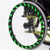 ADUUTPPD Green,22in, 20/22Inch Silicone Wheelchair Push Rim Covers,Wheelchair Accessories,Wheelchair Handrim Covers,Non-Slip Wear-Resistant Hand Push Protective Cover, Rear Wheel Grips Cover view 1