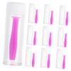 Hoement Silicone Contact Lens Sticks 10pcs Set with Portable Bottle Reusable Small Lens Applicators and Travel Use view 1