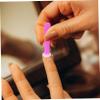 Hoement Silicone Contact Lens Sticks 10pcs Set with Portable Bottle Reusable Small Lens Applicators and Travel Use view 3