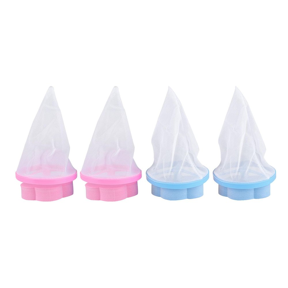 NDNCZDHC 4Pcs Pet Hair Remover for Laundry, Reusable Mesh Laundry Bags, Time Saving Garment Bag for Washing Machine