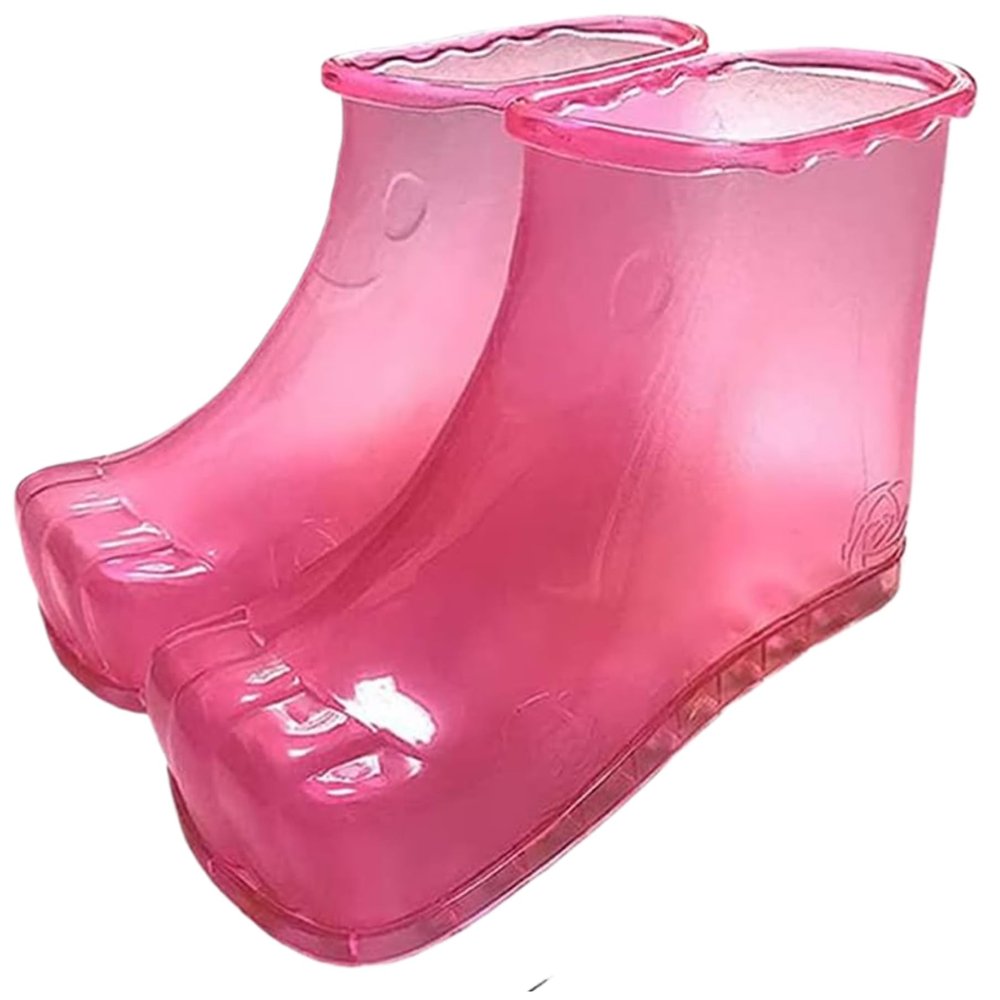 Foot Soaker Shoes, 1 Pair Foot Bath Shoes, Massage Foot Bath Shoes Foot Basin Wearable Foot Soaking Tub Plastic Foot Bath Tub for Foot Massage Foot Soaker, Foot Basin for Soaking Feet