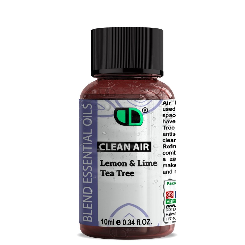 10ml | Clean Air Essential Oil Blend, 100% Pure & Natural Diffusers, Aromatherapy & Massage Blends | Perfect as a Gift | Vegan, GMO Free