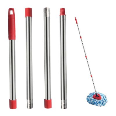 Mop Head Refills - Adjustable Stainless Steel Mop Pole | Mop Replacement Handle | Detachable Extended Mop Rod Pole for Triangle Mops, Broom Heads, and Mop Heads