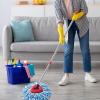 Mop Head Refills - Adjustable Stainless Steel Mop Pole | Mop Replacement Handle | Detachable Extended Mop Rod Pole for Triangle Mops, Broom Heads, and Mop Heads view 2