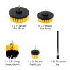 9 Pcs Cleaning Brush Set Power Scrubber Brush For Cleaning Car Detailing Attachments Cleaning Showers Tubs Bathroom Tile Carpet view 2