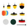 46 Piece All-Purpose Power Cleaning Brush Set With Scrubber And Detailing Extended Reach Attachment For Tiles Grout Car Detail view 1