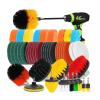 46 Piece All-Purpose Power Cleaning Brush Set With Scrubber And Detailing Extended Reach Attachment For Tiles Grout Car Detail view 2