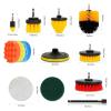 46 Piece All-Purpose Power Cleaning Brush Set With Scrubber And Detailing Extended Reach Attachment For Tiles Grout Car Detail view 3