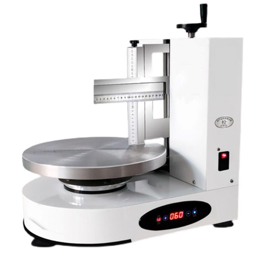 Dxysyldrun Fully Automatic Thousand Layer Cake Skin Machine, Mechanical Cake Spreading Machine for Baking Cake Shop