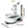 Dxysyldrun Fully Automatic Thousand Layer Cake Skin Machine, Mechanical Cake Spreading Machine for Baking Cake Shop view 3
