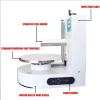 Dxysyldrun Birthday Cake Spreading Machine, Small Household Fully Automatic Spreading Cream Spreading Machine, Flat Baking Machine for Cake Shop,Pink view 3