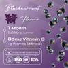 Known Kids Vitamin C Complex Gummies - Sugar-Free, Vitamin C & Zinc - Immune Support - Natural Blackcurrant Flavour - 30 Vegan Gummies, 1 Month Supply view 3