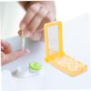 Anneome Companion Box Portable Leakproof Small Case for Contacts Lens Holder Compartments for Outdoor Travel view 4
