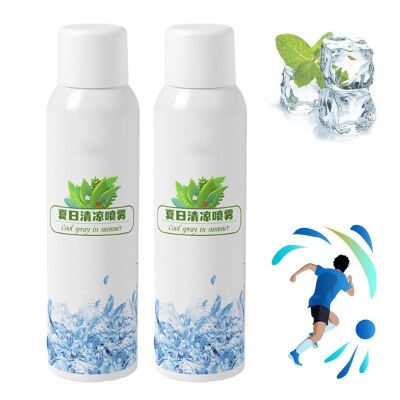 Soccer Magic Spray, 2024 Cold Spray for Sports Injuries, Portable Summer Cooling Magic Spray Soccer, Magic Soccer Spray for Pain, Cool Down Quickly and Return Confidently (2PC)