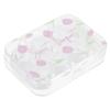 Anneome Purple Romantic Tulip Design Contact Lens Case for Contacts Storage and Organization for Daily Use and Travel view 1