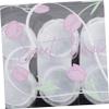 Anneome Purple Romantic Tulip Design Contact Lens Case for Contacts Storage and Organization for Daily Use and Travel view 2