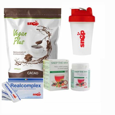 Snep kit Detox Cacao 1000gr The Mix 120gr Realcomplex 240 for 30 day