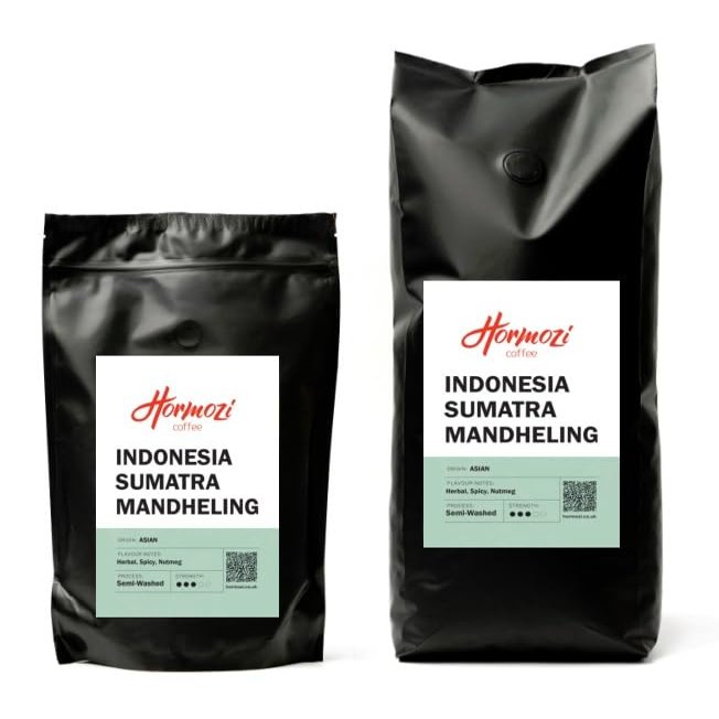 Freshly Roasted Hormozi Coffee - Indonesia Sumatra Mandheling Coffee Beans 250g - Medium Roast