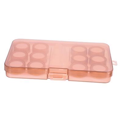 BCOATH Portable Lens Storage Box Contact-Lens Case Compartments for Travel Small Convenient Holder for Daily Use