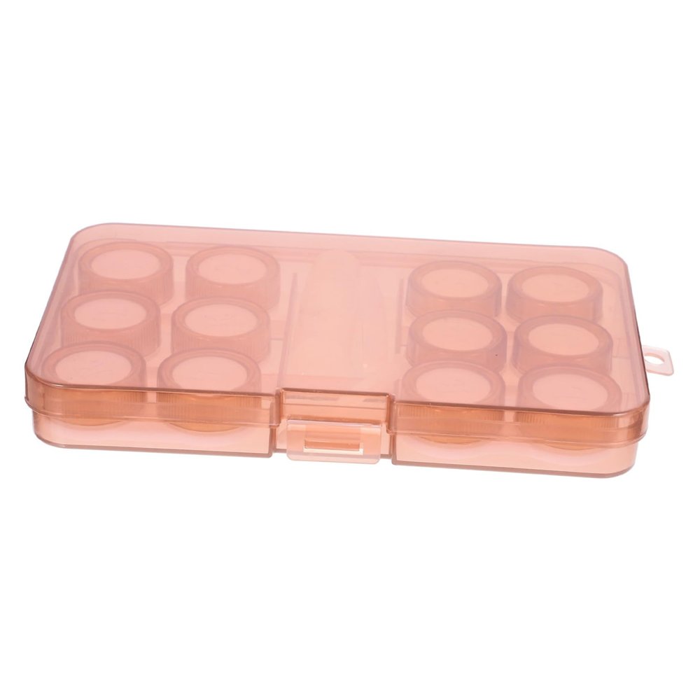 BCOATH Portable Lens Storage Box Contact-Lens Case Compartments for Travel Small Convenient Holder for Daily Use