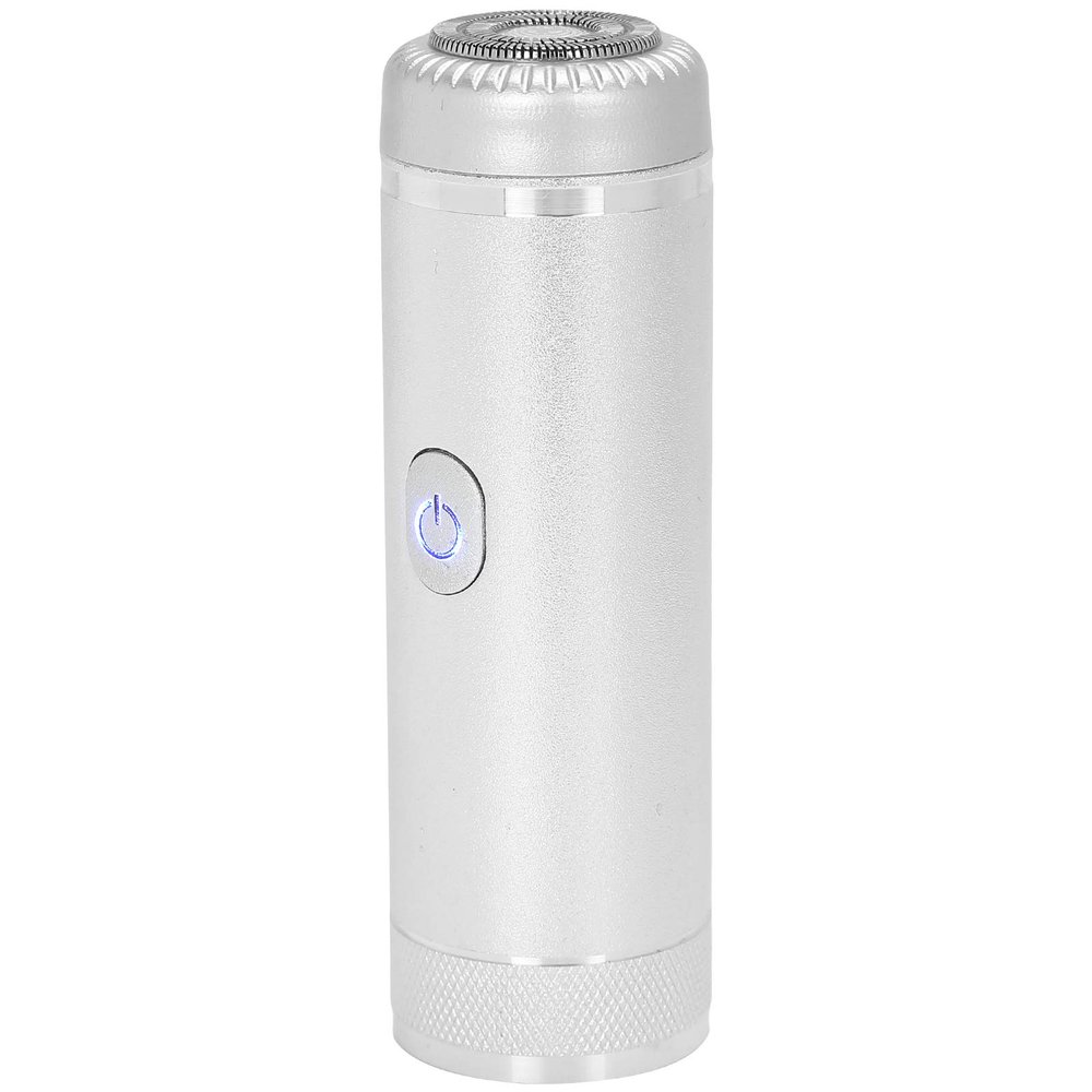 Electric For Men, Electric Shavers For Men Portable Washable and Rechargeable Mens Beard Trimmer For Efficient Grooming with Travel-Friendly Design (Silver)