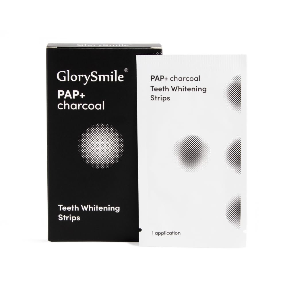 Charcoal Teeth Whitening Strips, Tooth Whitening Kits: 28 Charcoal Teeth Whitening Strips for 14 Days Treatment, Enamel Safe and Non-Sensitive Formula
