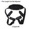 Bed Restraint Kit for Couples Under King Bed Sex Ties for Ankles and Wrists Bed Straps for Adult Play Queen Size Bed Sex Resistance Bands Leg Spreader Bar Hand Cuff Set for Bedroom Toys Women Sweater view 2