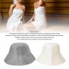 2 Pieces Sauna Hat Felt Bath Hat Vaporarium Hat Absorbent Bathroom Sauna Hat Hair Women Men Sauna Accessories view 2