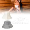 2 Pieces Sauna Hat Felt Bath Hat Vaporarium Hat Absorbent Bathroom Sauna Hat Hair Women Men Sauna Accessories view 3