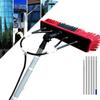 3-10 Metre Telescopic Extending Water Fed Upstairs - 180 Rotatable Brush Head Telescopic Cleaning Brush Outdoor Window Glass Solar Panel view 1