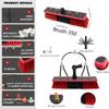 3-10 Metre Telescopic Extending Water Fed Upstairs - 180 Rotatable Brush Head Telescopic Cleaning Brush Outdoor Window Glass Solar Panel view 3