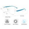 2 Pairs Blue Light Blocking Glasses, Kids Blue Light Blocking Glasses Gaming Glasses, Kids Glasses, Computer Screen Glasses, Preventing Eye Fatigue, Coloured Glasses For Children (Blue Green) view 2